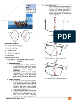 Hydraulics Lecture Notes 6 - Stability of Floating Bodies