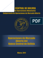 2.1 Lectura Complementaria Opreraciones Del Mercado Abierto Del BCB (2011) Parte I PDF