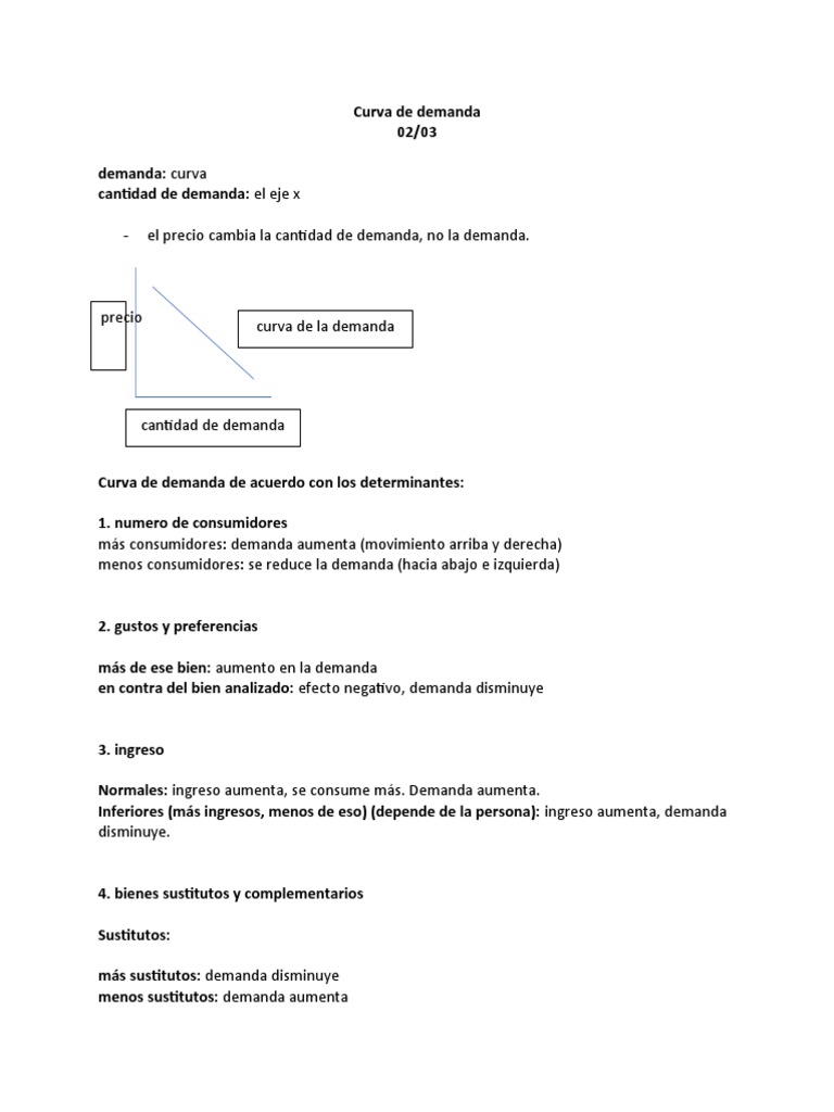 Curva de Demanda 02 - 03 | PDF | Elasticidad (economía) | Oferta y demanda