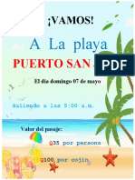Anuncio Playa