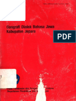 Geografi Dialek Bahasa Jawa Kabupaten Jepara PDF