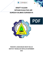 Kajian Penilaian Kualitas Air Sungai Kalimas Surabaya - PLH SIKLUS ITS - 2022