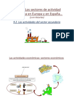 Tema 9 Sector Secundario Presentación de Diapositivas PDF