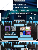 Why The Future Does Not Need Us GROUP 2 9 PDF