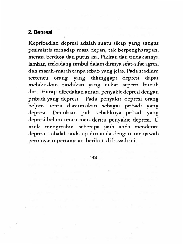 Tes Depresi PDF