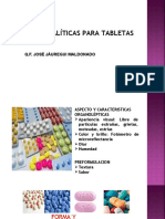 4°clase Pruebas Analiticas de Tabletas
