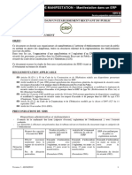 Guide Des Manifestations en ERP