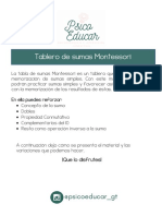 Material Sumas Montessori PDF