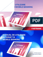 Manual Utilizator Mobile Banking First Bank PJ PDF