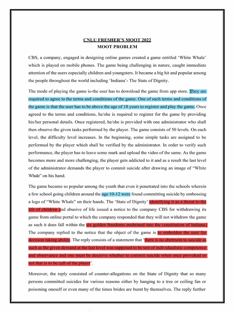 Moot Prop | PDF