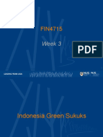 FIN4715 Week 3: Indonesia Green Sukuks