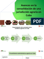 26.04 - 2 Cuba - Intercambio Sobre Modelos de Jurisdicción Agraria y de Tierras en América Latina