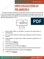 Pipe Thickness Calculations As Per Asme B31.3