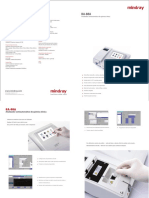 Especificaciones:: Analizador Semiautomático de Quimica Clinica