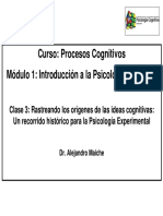 CLASE III - Historia de La Psicología Experimental