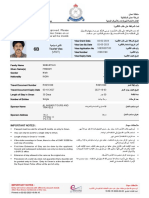 Oman Visa Approval Notice