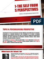 TOPIC 4 PSYCHOLOGICAL PERSPECTIVE With Explanation