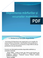 Seminar 2 - Depozitarea Mărfurilor PDF
