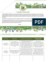 Garden Journal - Chestnut School of Herbal Medicine