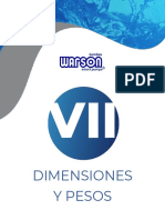 CAPITULO VII Dimensiones y Pesos PDF