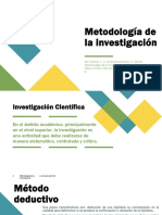 Metodología de La Investigación