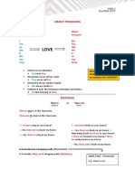 WEEK 3 - OBEJCET PRONOUNS + EXISTENCE + PRESENT SIMPLE - Karine 23.02