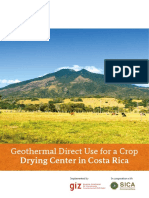 Executive Summary Geothermal Direct Use For A Crop Drying Center in Costa Rica PDF