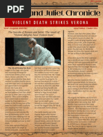 Obituary for Mercutio, Age 18 | PDF | Characters In Romeo And Juliet ...