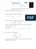 Matemática A, 12.o ano - Proposta de teste