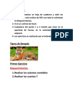 Ejercicio Base Evidencia #2 y #3 Tigres de Bengala Contabilidad Financiera Enero - Junio - 2022