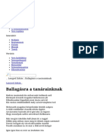 Lengyel Zoltán - Ballagásra A Tanárainknak PDF