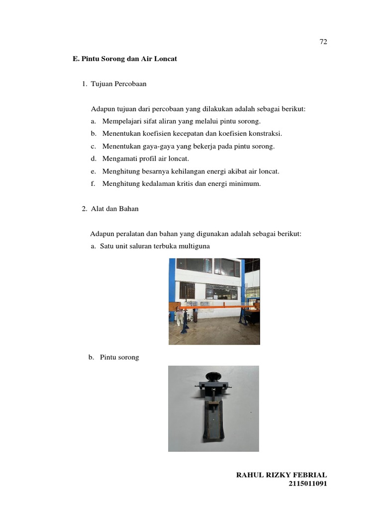 E. Pintu Sorong Indiv | PDF