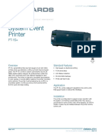 Data Sheet E85003-2720 - System Event Printer