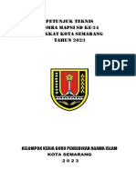 Juknis Mapsi SD Ke 24 TH 2023 Kota Semarang