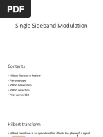 Single Sideband Modulation