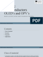 Organic Semiconductors - OLE'S and OPV'S (Versão 1)