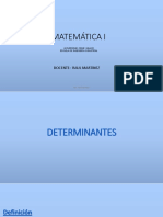 Diapositivas de Determinantes PDF