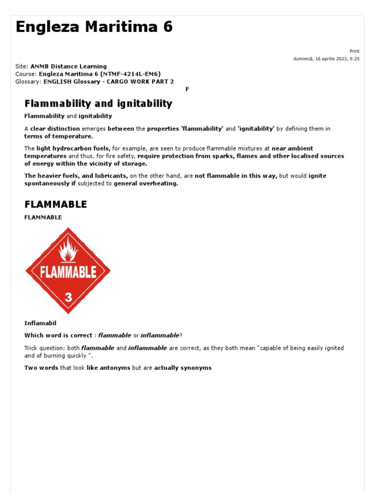 Understanding the Classifications of Flammable, Combustible, and Ignitable Liquids According to
