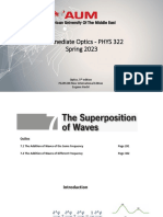 Chapter 7 - The Superposition of Waves PDF