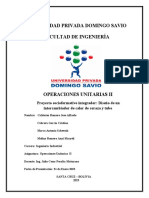 Proyecto Socio Formativo Operaciones Unitarias 2