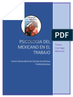 Psicología Del Mexicano en El Trabajo - LizarragaTomas PDF