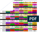 Horários noite 2023 cursos