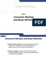 Week 3 Consumer Market and Consumer Buying Behavior