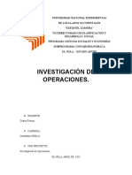 Ensallo Investigación de Operaciones