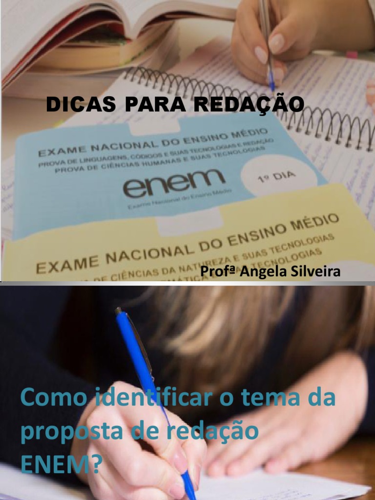 Aula - Dicas de Redação ENEM PDF | PDF