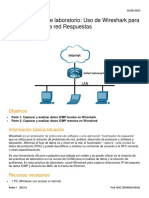 3.7.10 Práctica de Laboratorio Uso de Wireshark para Ver El Tráfico de La Red