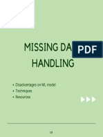 Missing Data Handeling