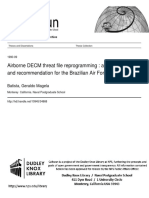 Airborne DECM Threat File Reprogramming Analysisand Recommendation For The Brazilian Air Force