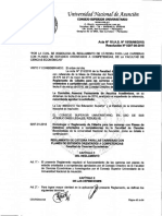 Reglamento de Cátedra - Planes de Estudios Orientados A Competencias