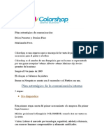 Plan Estratégico de Comunicación